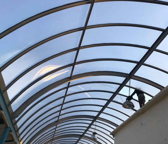 Nisa Hastanesi  /  Polikarbon Çatı Uygulaması