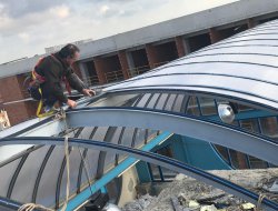 Nisa Hastanesi  /  Polikarbon Çatı Uygulaması